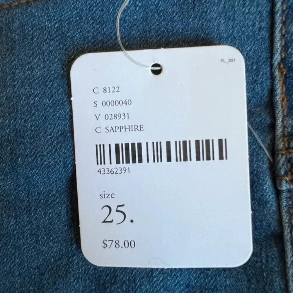 NWT Free People size 25‎ flared jeans